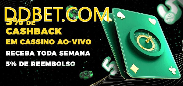 Promoções do cassino ao Vivo DDBET.COM